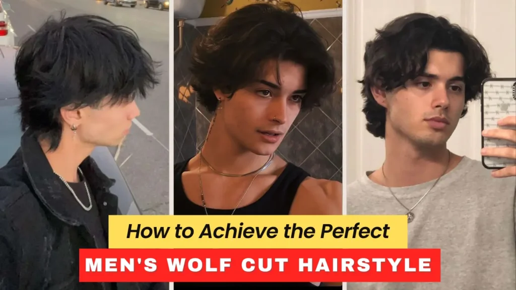 Achieve the Perfect Men’s Wolf Cut Hairstyle