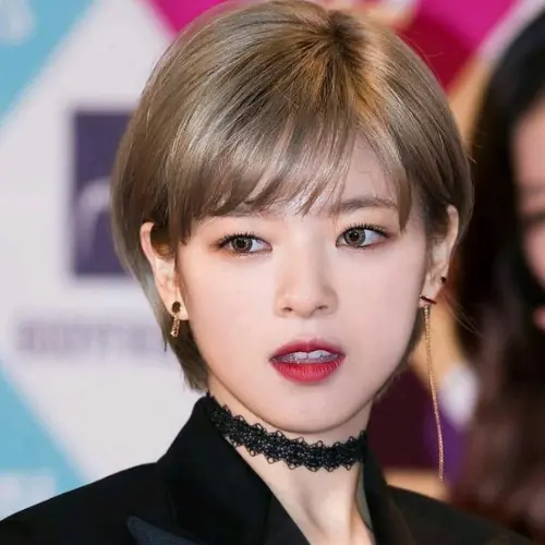 Jeongyeon wolfcut
