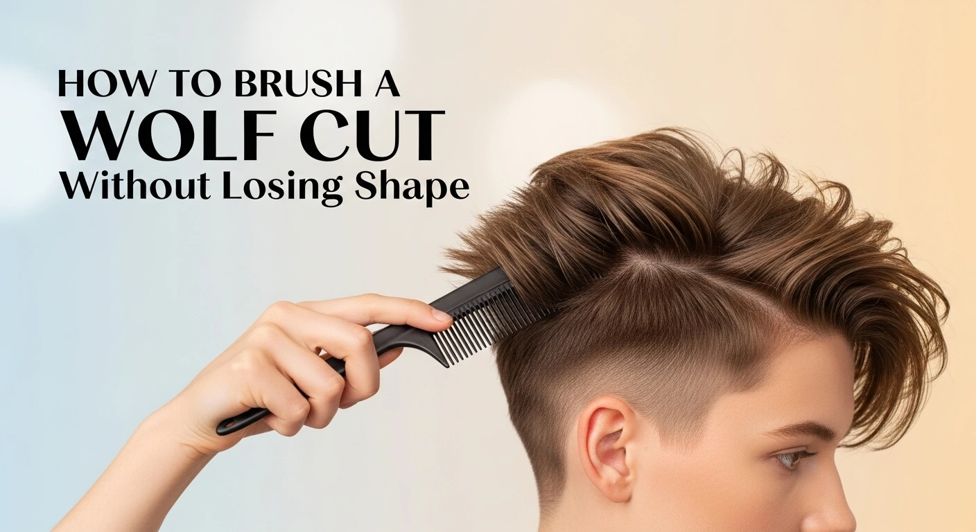 How to Brush a Wolf Cut Without Losing Shape