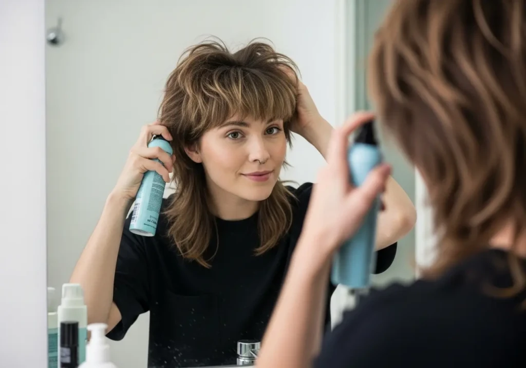 how to maintain wolf cut